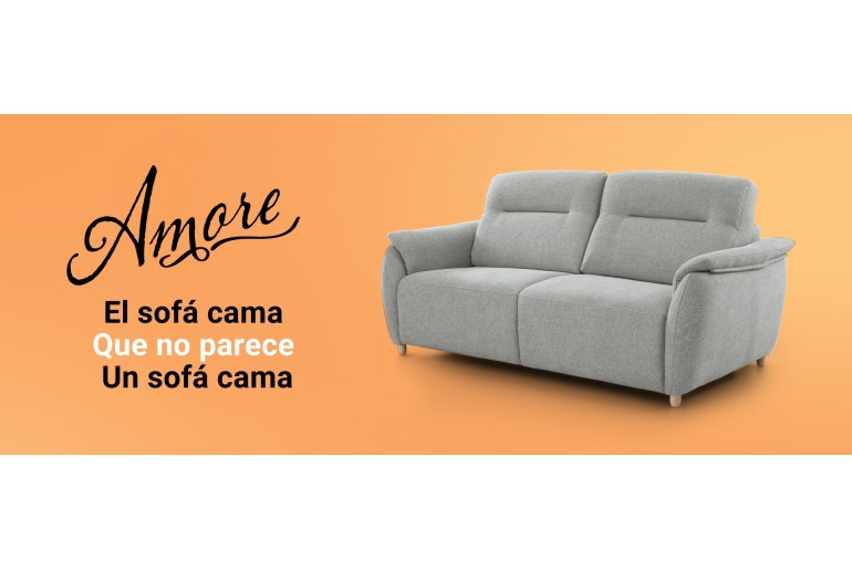 Amore: el sofá cama que no parece un sofá cama